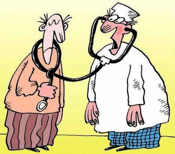 Врач и пациент карикатура