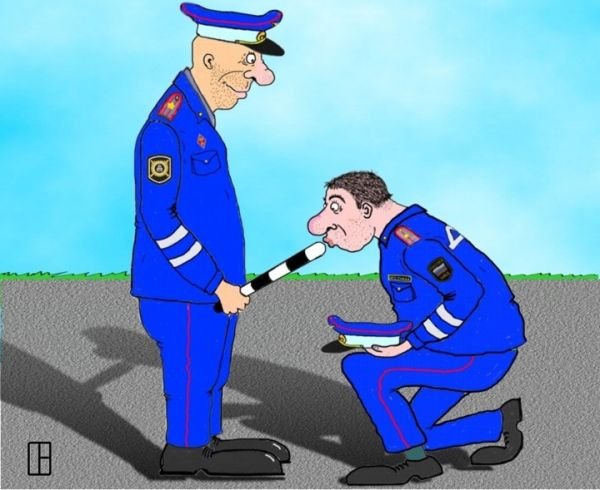 Смешные карикатуры про ментов