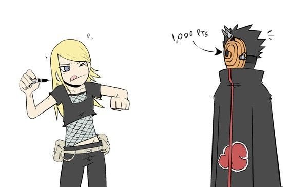 Акацуки Дейдара и Тоби