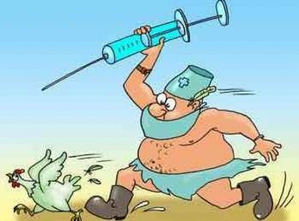 Шприц карикатура