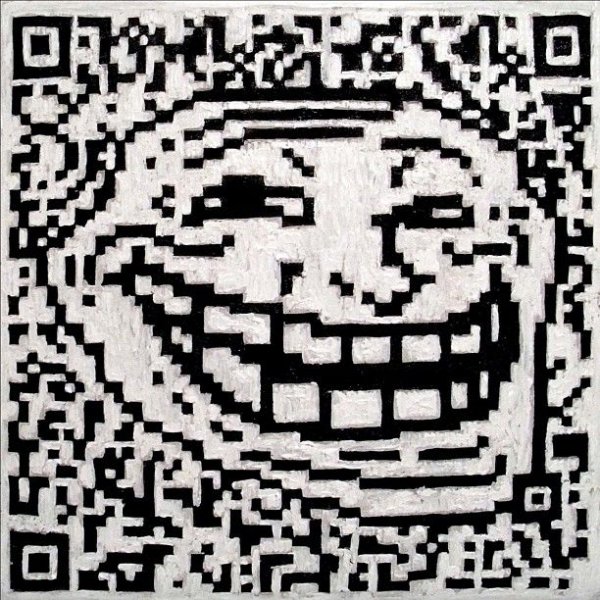 Смешной QR код