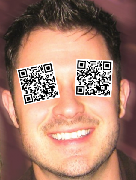 Маска с QR кодом