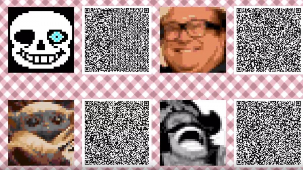 QR код animal Crossing New Horizons