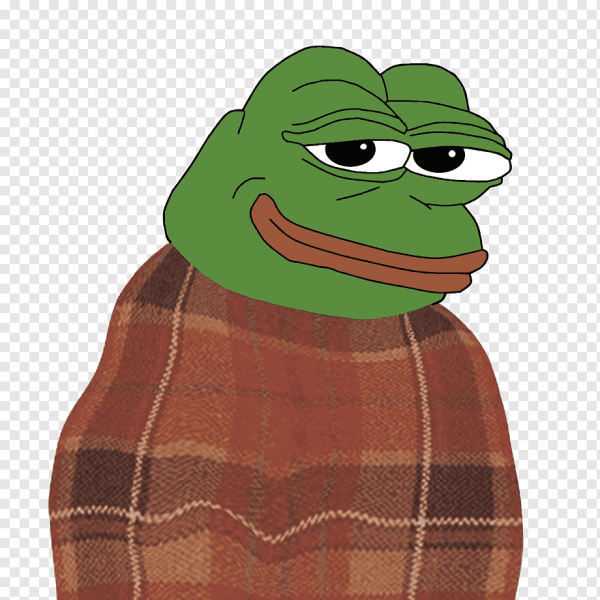 Лягушонок Пепе улыбается