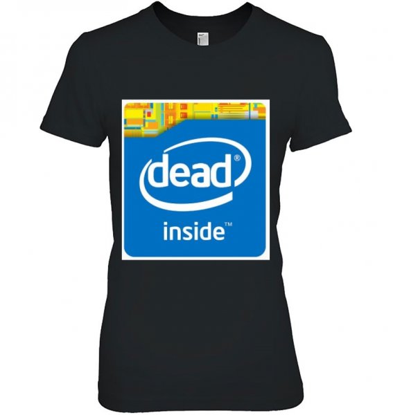 Футболка Dead inside Intel