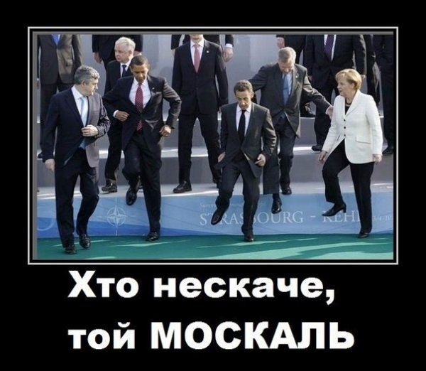 Кто не скачет тот Москаль карикатуры