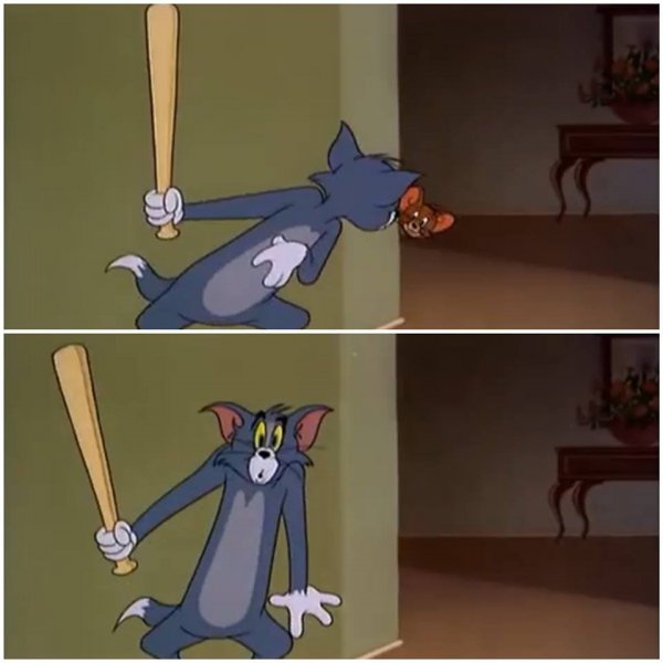 Мем про Тома и Джерри