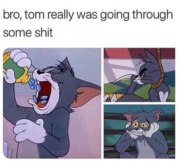 Том и Джерри том с таблетками