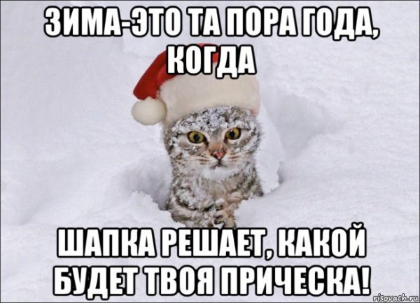 Приколы про зиму мемы