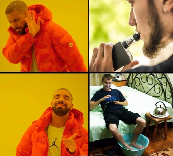 Мужик в оранжевой куртке