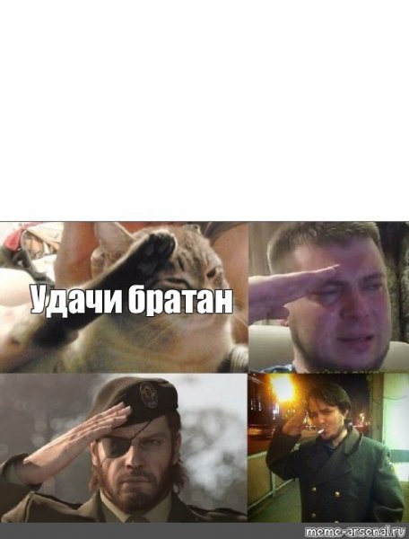 Мужик отдает честь Мем