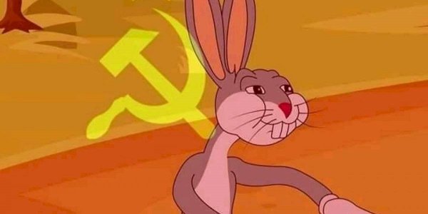 Заяц Багз Банни удивление