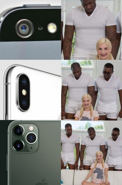 Мем про камеры айфона