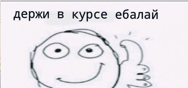 Держи в курсе ебалай