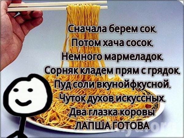 Смешной рецепт плова