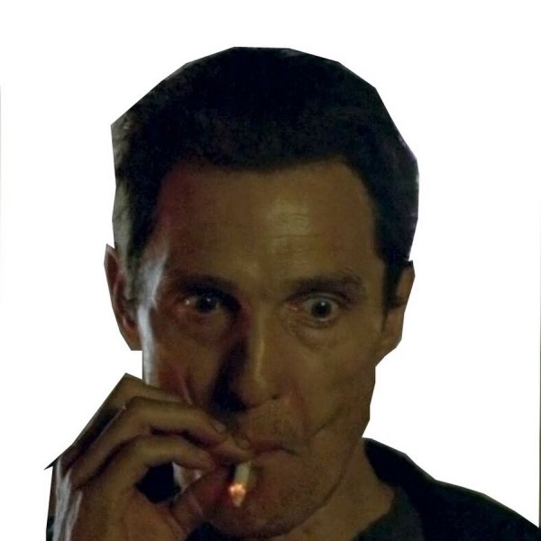 Мэттью Макконахи с сигаретой