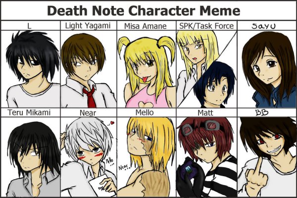 Death Note мемы