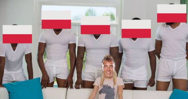 Девушка и пять парней
