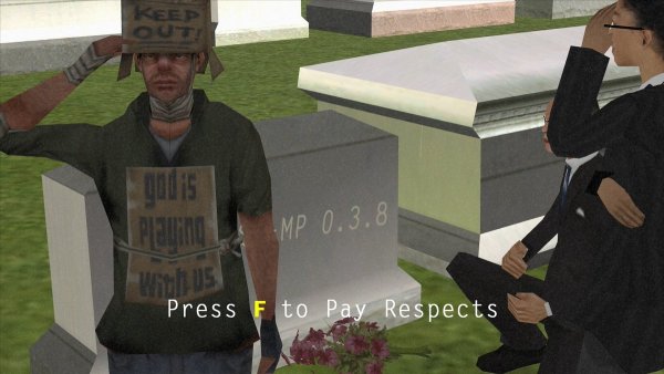 Press f to pay respect
