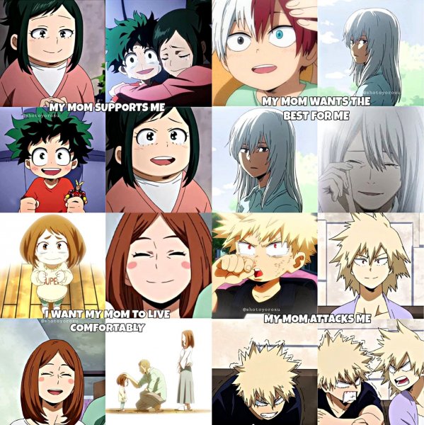 Аниме геройская Академия приколы