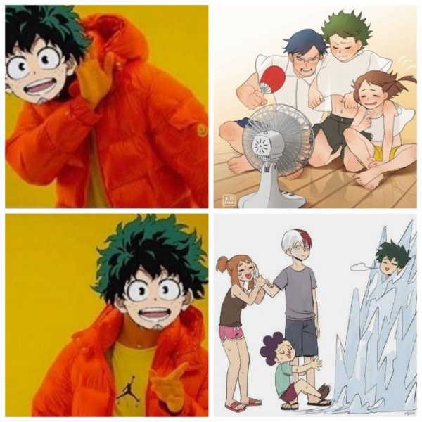 Моя геройская Академия мемы Мидория