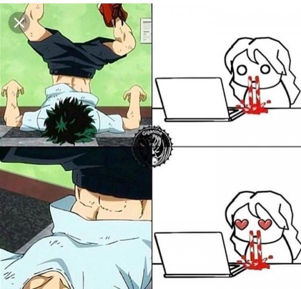 Мемы про аниме моя геройская Академия