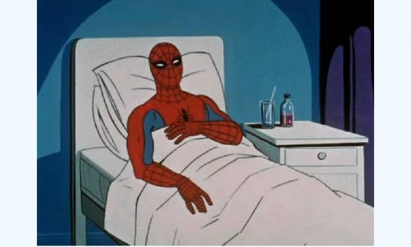 Человек паук заболел