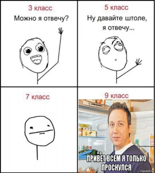 Комиксы про учебу