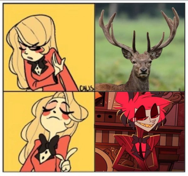 Мемы отель ХАЗБИН Аластор и Чарли