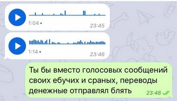 Голосовые сообщения прикол
