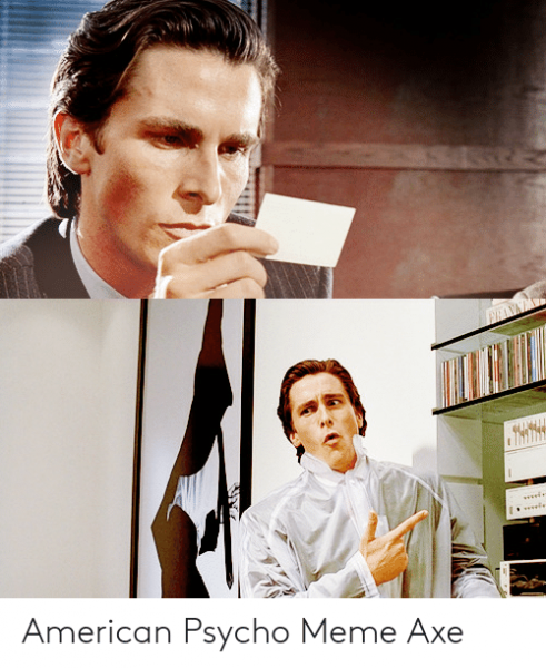 Кристиан Бейл с топором