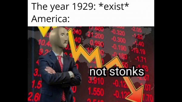 Картинка not Stonks