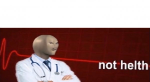 Мем Stonks Health