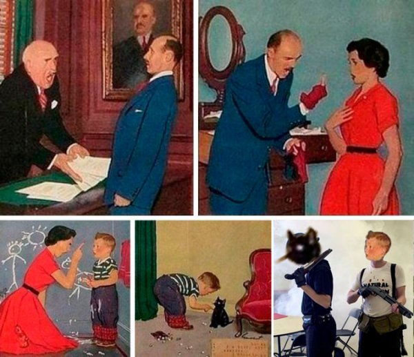 Мем кот повесился в дверном