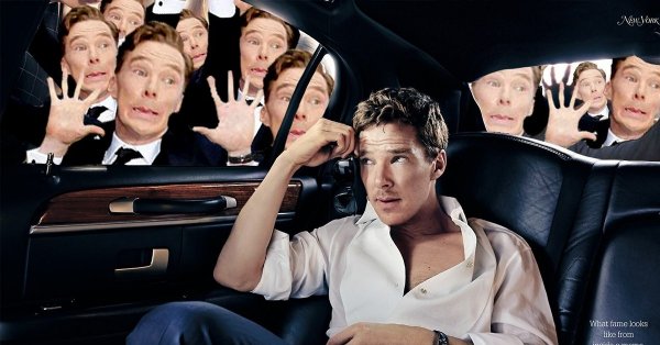 Фотобомбинг Камбербэтч