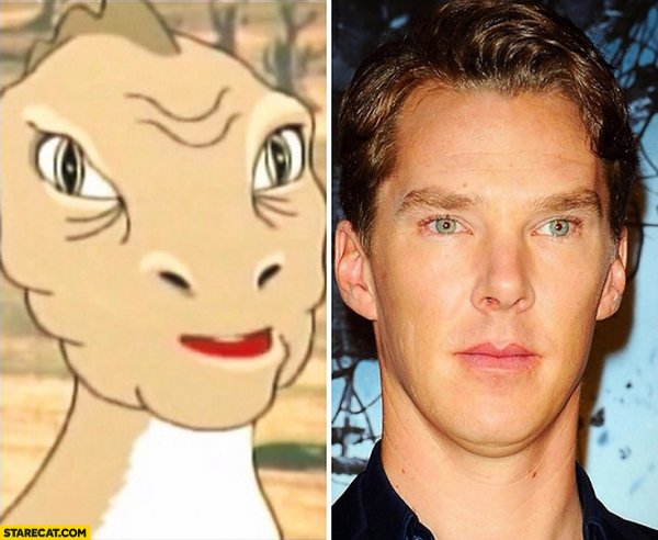 Бенедикт Камбербэтч динозавр