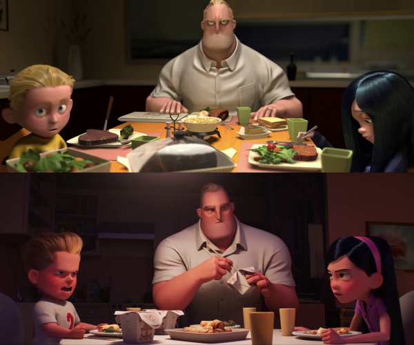 Суперсемейка 2 ужин