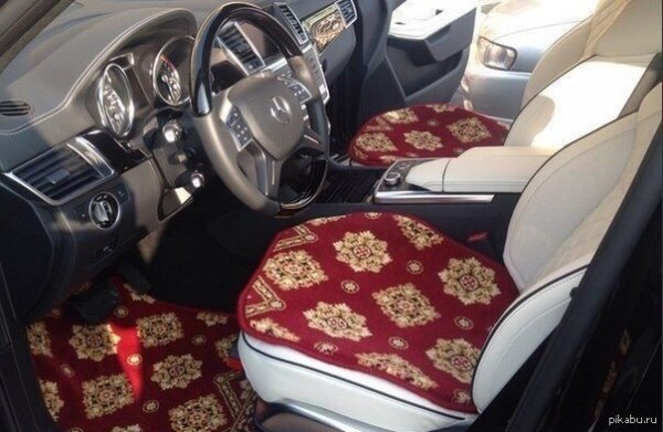 Смешной салон автомобиля