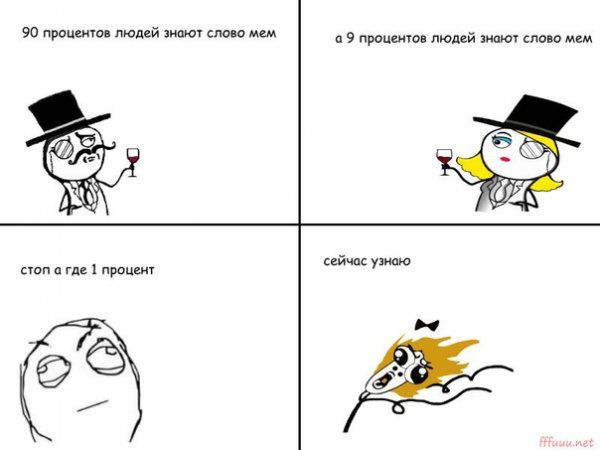 Мем со словами