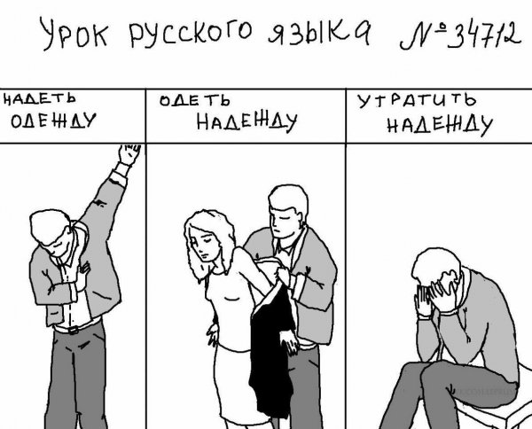 Надеть одежду