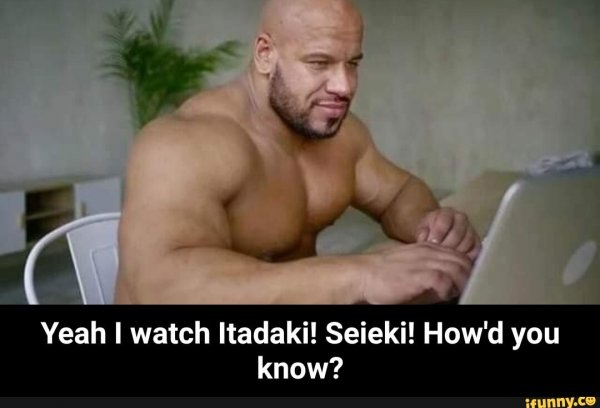 Качок с ноутом
