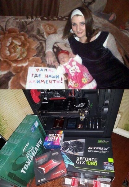 Мем наши алименты