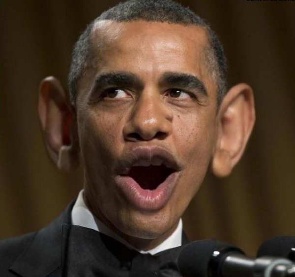 Барак Обама обезьяна