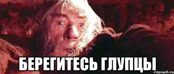 Гэндальф Мем глупцы