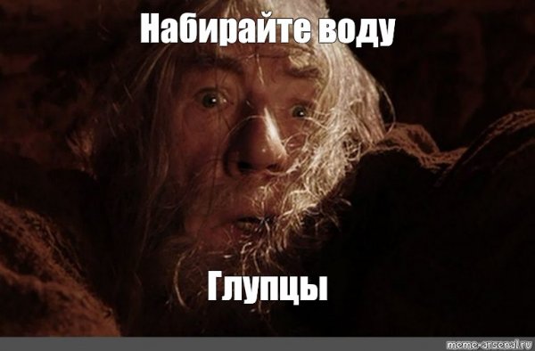Властелин колец бегите глупцы