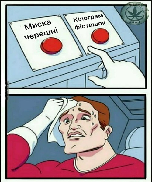 Мем две кнопки