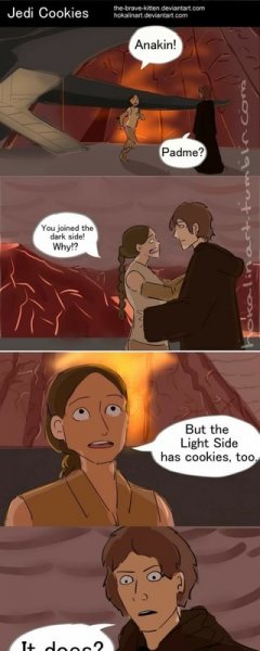 Энакин Скайуокер и Лея Мем