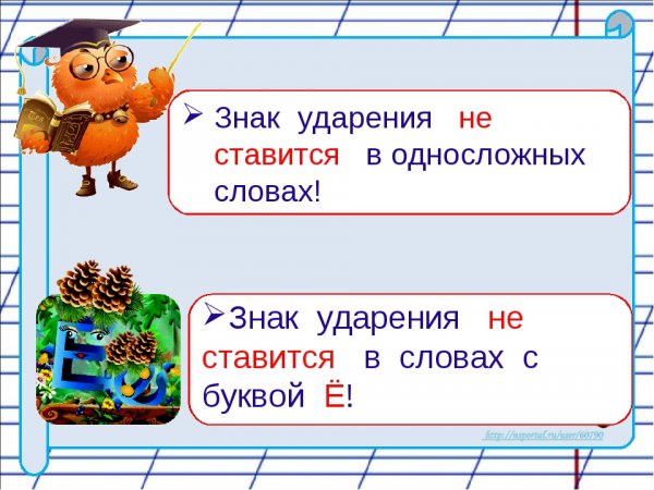 Правила ударения в русском