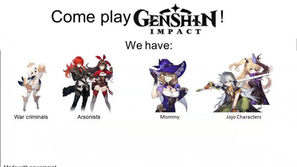 Genshin Impact мемы