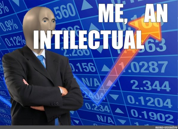 Математик Мем Stonks